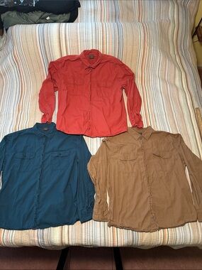 Great Northwest Clothing Company Men's Button-Down Shirts - Red, Blue, Brown